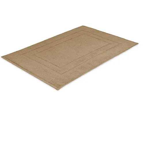 EXKLUSIV HEIMTEXTIL Frottier Handtücher Badvorleger 50 x 80 cm Sand 700 g