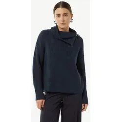 Comma Langarmshirt Rollkragenpullover mit Zierknöpfen von comma,