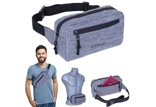 ELEPHANT Bauchtasche Hüfttasche Crossbag Elephant Travel Gürteltasche, Outdoor Tasche Gassi Bag Waist Bag Damen Herren Reise