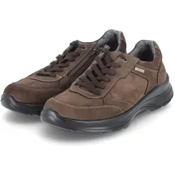Jomos Jomotion Halbschuhe in Übergrößen Braun [D2C] 331999 - Modische Halbschuhe für Herren in Übergröße von Jomos. Aus langlebigem Nubukleder, wasserfest und atmungsaktiv – ideal für jeden Tag. Mit praktischer Schnürung und Reißverschluss für optimalen Tragekomfort.
