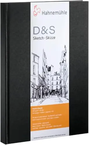 Hahnemühle 10628272 Geschäftsbücher, Registerbücher, Notizbücher Uws plus Normal Skizzenbuch 140 g 96 Blatt