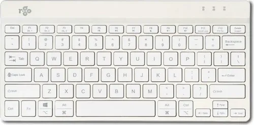 R-Go Tools R-Go Ergonomic Keyboard Compact Break - Kabellose Tastatur in Weiß - Ergonomische kabellose Tastatur mit Bluetooth 5.0, QWERTY-Layout, ideal für komfortables Arbeiten und platzsparenden Einsatz.