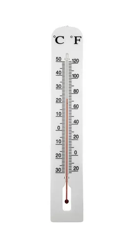 BURI Gartenthermometer Jumbo Gartenthermometer Außenthermometer 6,5 x 40 Thermometer