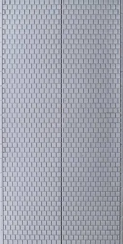 Auhagen 52423 H0, TT Kunststoff-Platten Grau (L x B) 200mm x 100mm Kunststoffmodell