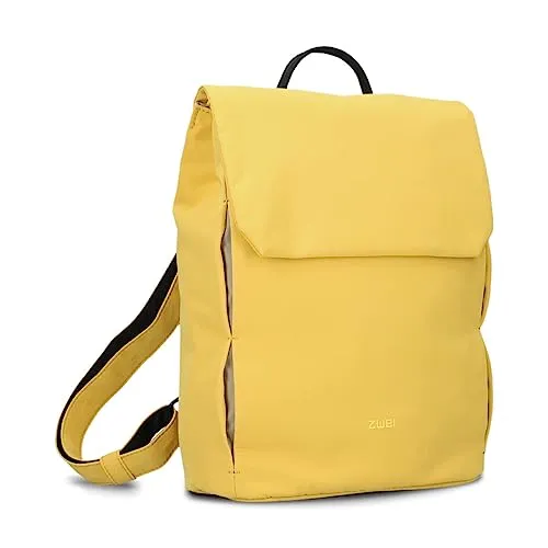 Zwei Rucksack in Gelb - Kompakt und stylish - Rucksäcke, aus strapazierfähigem Textil mit verstellbaren Schulterriemen und cleveren Smartphonefächern für optimalen Komfort und Organisation.