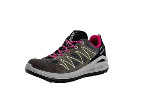 Grisport Unisex - Kinder, Jungen,Mädchen, Outdoor Schuhe, Sport- & Outdoorschuhe,Wechselfußbett,Trailrunning-Schuhe,Dunkelgrau,41 EU / 7.5 UK
