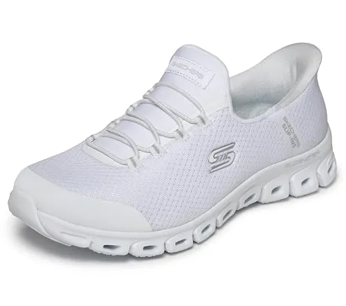 Skechers GLIDE-STEP-PURSUIT Slip-On Sneaker - Sportlicher Freizeitschuh mit elastischem Einstieg und Skechers Air-Cooled Memory Foam für ultimativen Komfort, ideal für aktive Tage.