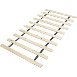 Lermowood Rollrost 120 x 200cm (10 Latten) - Extrem stabil, Massivholz - Lattenrost Bettrost Holzlatten Latten Rost