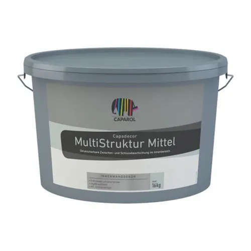 Produktbild Caparol MultiStruktur - 7kg Grob Weiß