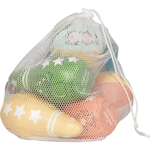 Die Spiegelburg - Die Lieben Sieben - Kegel-Set - Nachtlichter: Kegel-Set mit 6 bunten Kegeln und 2 Schaumstoff-Bällen für motorische Förderung und Zählspaß. Ideal für Kinder und fördert spielerisch die Auge-Hand-Koordination.