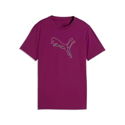 PUMA T-Shirt TAD ESS LOGO GRAPHIC TEE G für Jugendliche, Kurzarm, sportlicher Stil