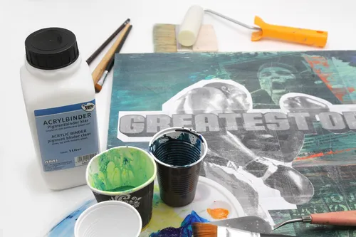 AMI Acrylbinder 1 Ltr. Verdünner & Pigmentbinder für Acrylfarben mittlerer Glanz