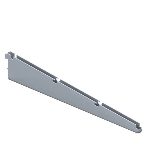 10205-00004= Twin Drahtbodenträger T420mm weißalu RA 50|32 Element System Träger