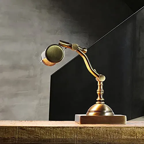 Licht-Erlebnisse Schreibtischlampe LAMPADE SCRIVANIA in bronze von Licht-Erlebnisse