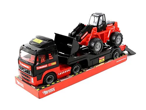MAMMOET Volvo 57105 Truck LKW mit Tieflader und Radlader