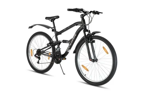 Hiland 26 Zoll Vollfederung Mountainbike in schwarz von HILAND