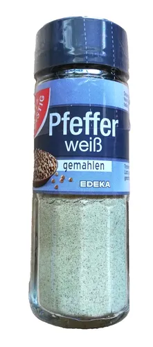 Pfeffer weiss gemahlen 50 g Gewürz 39€/1kg