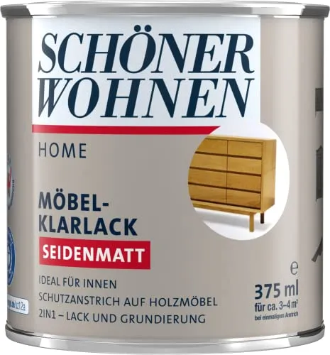 Schöner Wohnen Home Möbel- KIarlack seidenmatt farblos 375ml