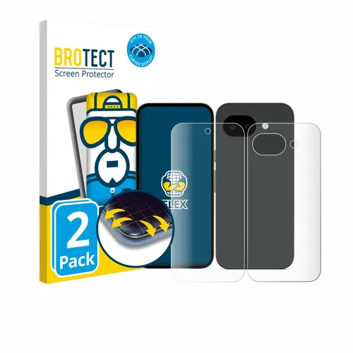 Full-Cover Schutz Folie für Google Pixel 10a (Display+Rückseite) 3D Curved 2x