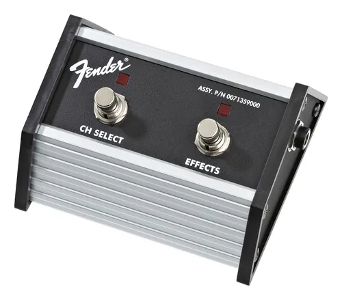 Fender 2-Button Footswitch CH Select Effects - Effektgerät für Gitarre & Bass, ideal für zweikanalige Fender Verstärker. Robustes Gehäuse und stabile Fußschalter für Channel Select und Effects on/off. 3 Jahre Garantie!