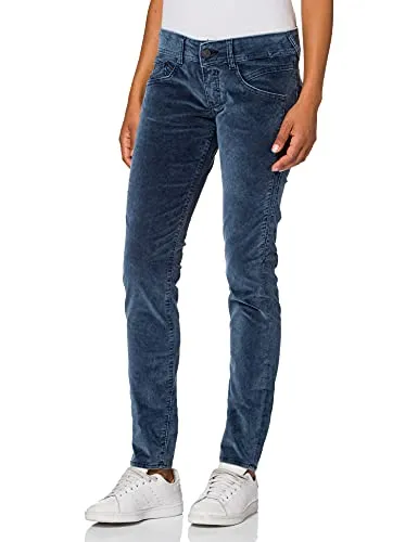 Herrlicher Damen Gila Slim Jeans, Deep Water 831, W26/L32 von Herrlicher