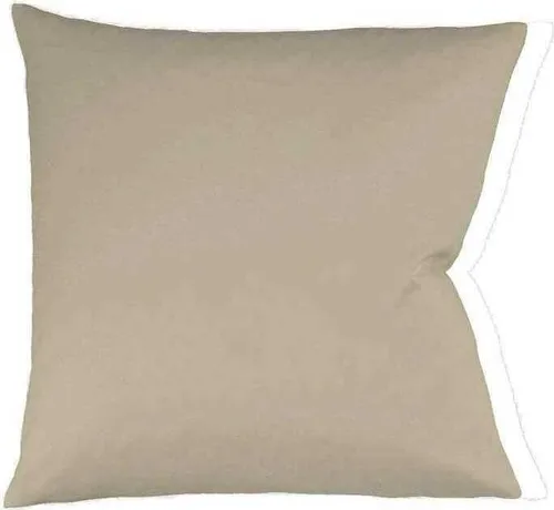 Fleuresse Mako-Satin-Kissenbezug uni colours taupe 9042 80/80