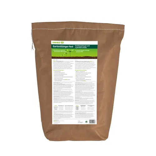 Emiko GartenDünger fest 4kg organisch-mineralischer NPK-Dünger