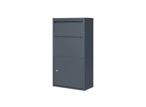 Westmann Pollux Briefkasten mit Paketbox | Freistehend in Anthrazit