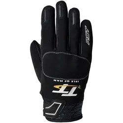 RST IOM TT Team Evo Motorradhandschuhe, schwarz, Größe 2XL - Hochwertige Motorradhandschuhe aus synthetischem Hybrid und Mikrofaser, ideal für Komfort und Sicherheit beim Fahren. Doppellagiges Leder auf der Handfläche sorgt für besten Grip.