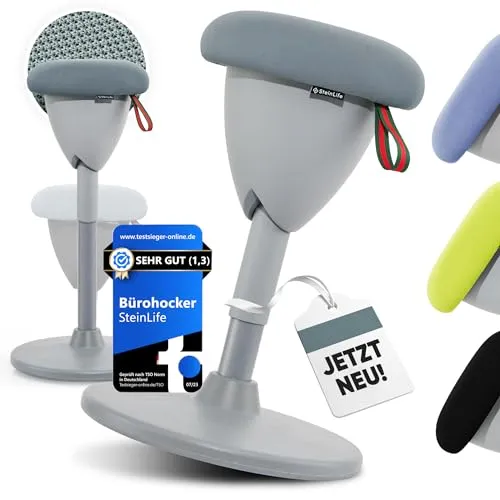 Steinlife Ergonomischer Arbeitshocker [TESTSIEGER] von SteinLife