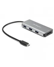 StarTech.com 3Pt USB-C Hub mit SD-Kartenleser - USB Hub mit 3x USB-A und 1x USB-C, 10Gbps Geschwindigkeit, ideal für schnelle Datenübertragungen und vielseitige Anschlussmöglichkeiten.