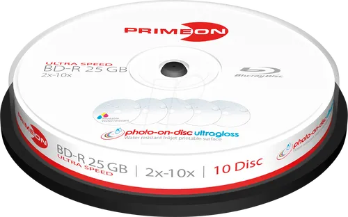 PRIM 2761316 - BD-R 25GB, 10-er Cakebox