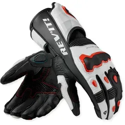 Revit Quantum 3 Racing Motorradhandschuhe in weiß von REV'IT!
