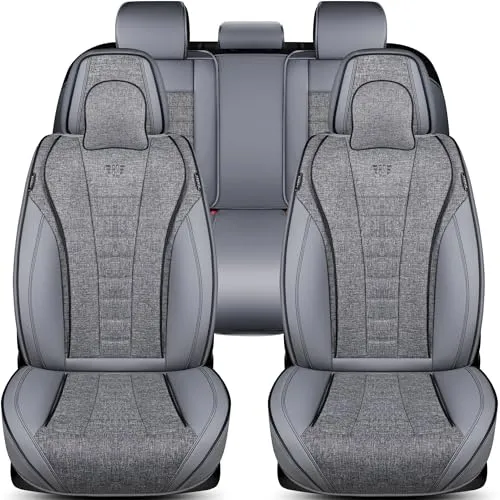 BREMER SITZBEZÜGE Autositzbezug für Hyundai Kona (Bj ab 2017) – Komplettset in Grau - Autositzbezüge für Hyundai Kona, Komplettset mit 3-Lagen-System für hohen Komfort und Schutz vor Schmutz und Abnutzung – ideal für jede Fahrt!