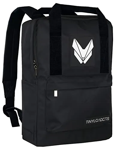 Tinyloaders Kinderrucksack Schulranzen Outdoor Unisex Kinder Rucksack Backpack Freizeitrucksack Daypack Freizeit Jungen Mädchen Boy Girl Kindergarten Schule, Schwarz
