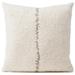 Gözze Kissenhülle Alva 40 x cm Mischgewebe Grau Stein