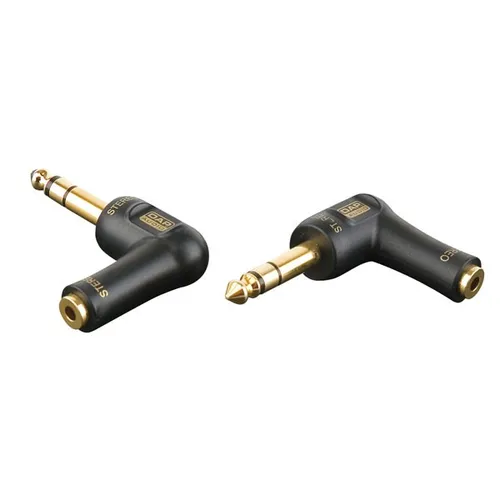 DAP Adapter Jack Stereo Männlich zu Mini-Jack Stereo Weiblich (90° Winkel)