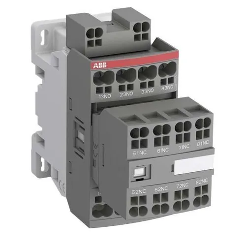 ABB Stotz S&J Hilfsschütz NFZ44EK-21 - Sonstige Elektroinstallationsartikel, ideal für Steuerstromkreise mit breiter Steuerspannung und geringer Halteleistung von nur 1,7W.
