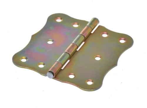 Gerollte Scharniere 100 x 100mm Halbbreite Möbelscharniere Kistenband RETRO 10 x