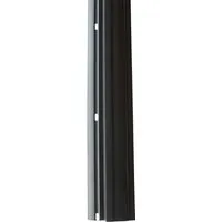 Produktbild Jardinion Noppenbahn Abschlussprofil 1m PVC Schwarz Abdeckleiste