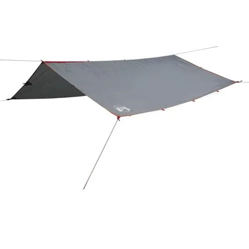 vidaXL Tarp - Wasserdichte Campingplane mit Ösen - Zeltplanen für Outdoor-Abenteuer: Strapazierfähige, wasserfeste Plane aus 185T Polyester mit versiegelten Nähten für optimalen Regenschutz und vielseitige Einsatzmöglichkeiten.