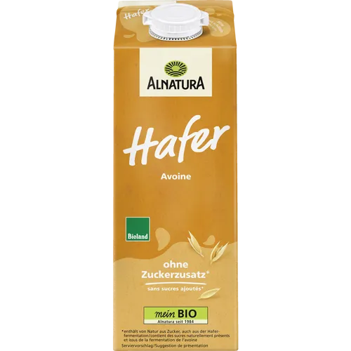 Alnatura Bio Hafer Drink ungesüßt 4104420186279