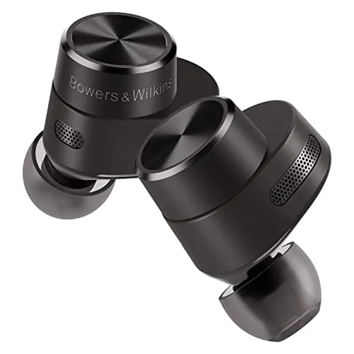 Bowers & Wilkins PI5 True Wireless In Ear Kopfhörer – Noise Cancelling, Holzkohle - Kopfhörer mit fortschrittlicher Noise Cancelling-Technologie und aptX Audio für beeindruckenden Klanggenuss, ideal für Musik und Filme. Inklusive praktischem Ladecase für schnelles Laden unterwegs.