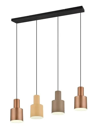 Trio Pendelleuchte – Mehrfarbig, 87 cm Breite - Hochwertige mehrfarbige Pendelleuchte von Trio, ideal für stilvolle Beleuchtung. Maße: B: 87 cm, H: 150 cm, T: 12 cm. Jetzt 10€ Willkommens-Gutschein bei Newsletter-Anmeldung sichern!