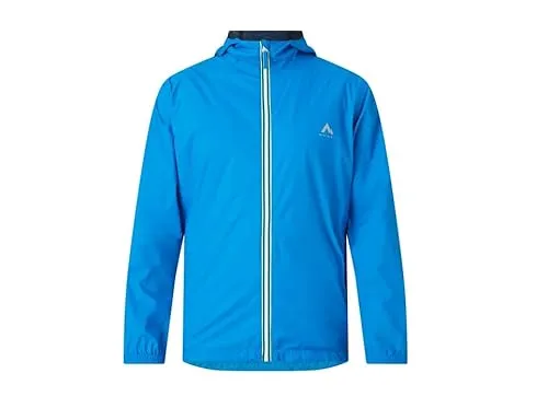 McKINLEY Kereol IV M Regenjacke - Funktionsjacke mit 6.000 mm Wassersäule, winddicht und atmungsaktiv, ideal für Outdoor-Abenteuer; platzsparend verstaubar und mit reflektierenden Details für Sicherheit.