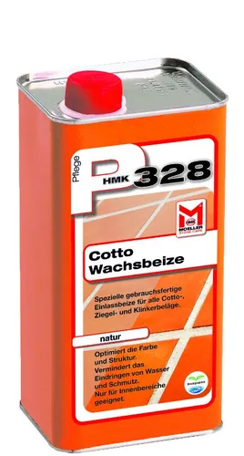 Produktbild Möller Stone Care HMK P328 Cotto-Wachsbeize natur 1 L., Cotto-Wachs - Wachsbeize