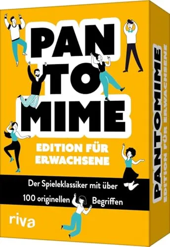 Pantomime – Edition für Erwachsene: Der Spieleklassiker mit über 100 originellen Begriffen - Kartenspiel für Erwachsene, ideal für unvergessliche Spieleabende mit Freunden und Familie. Perfekt für Partys und Geburtstagsfeiern, ab 18 Jahren.