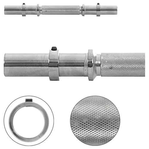 Kurzhantelstange Standard, Hantelstange, Kurzhantel, Kraftsport, 3x35 cm
