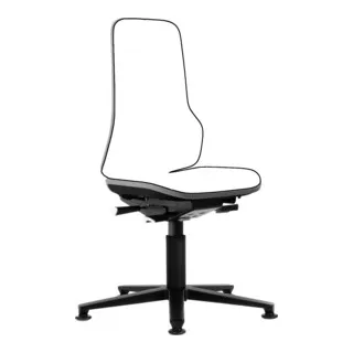 Bimos Basisstuhl Neon grau mit Gleiter - 9560-9999-3278 - Bürostuhl mit ergonomischem Design, ideal für komfortables Sitzen im Büro oder Home Office.