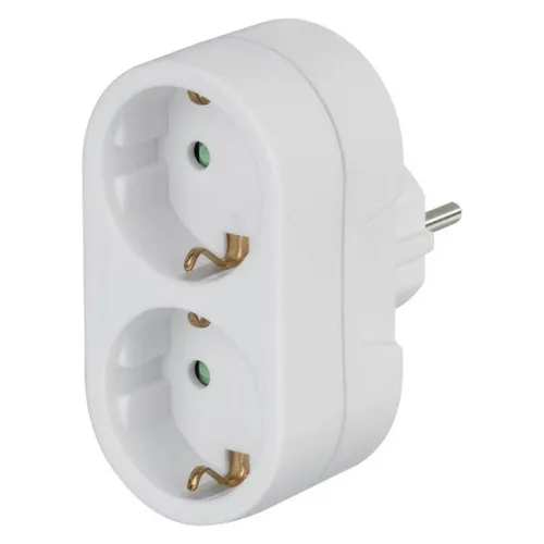 Hama 00108876 Steckeradapter Typ C + F Weiß
